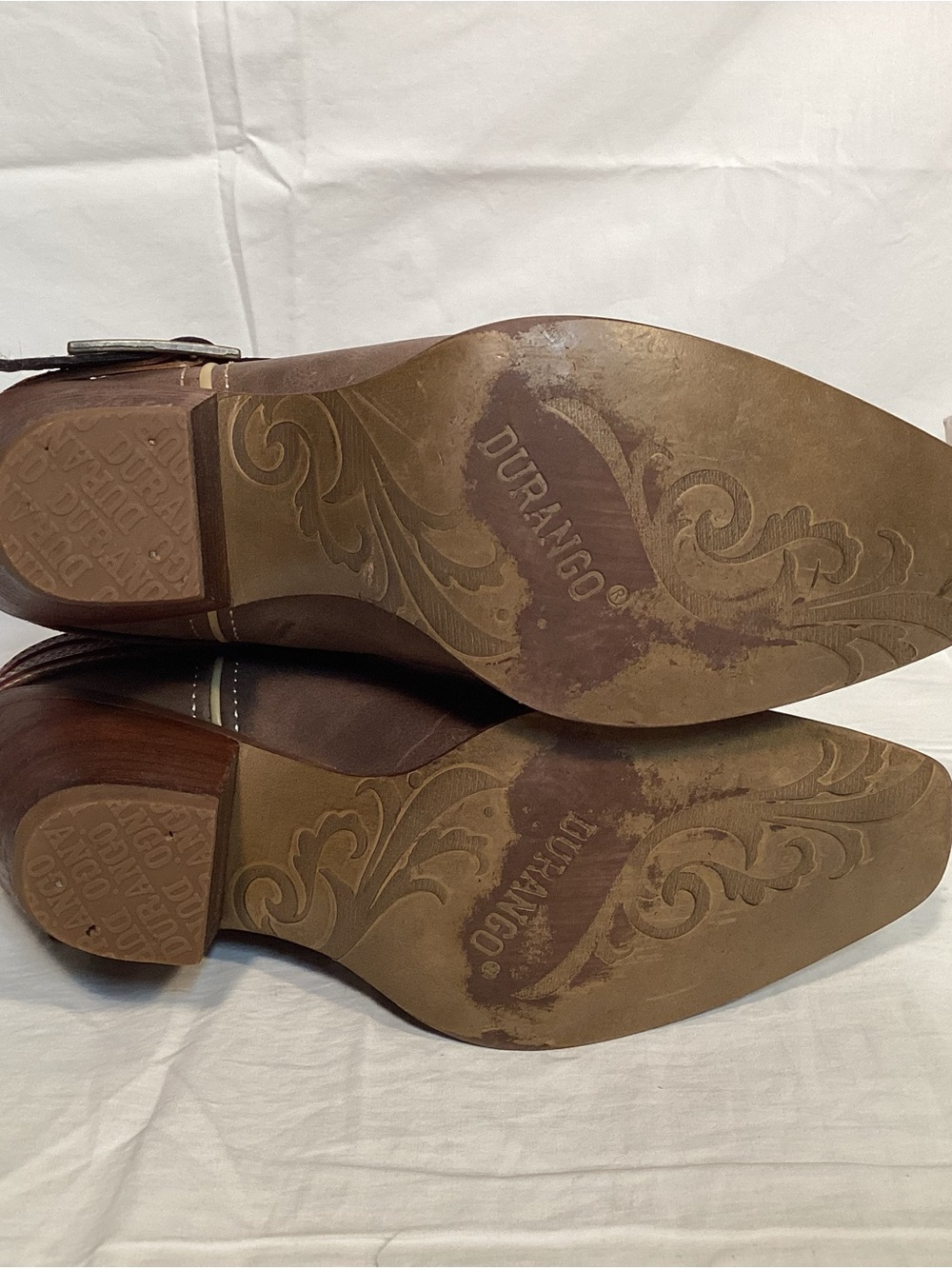 Durango Crush Women’s Flag Western Cowboy Boots Brown Khaki Size 8 - Picture 14 of 16